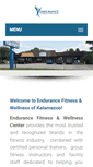 Mobile Screenshot of endurancefitnesskalamazoo.com
